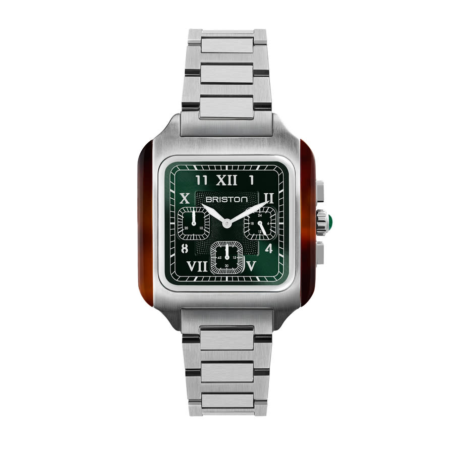 Briston Streamliner Chronograph Quartz Green Dial Men's Watch 261838SAT10SB