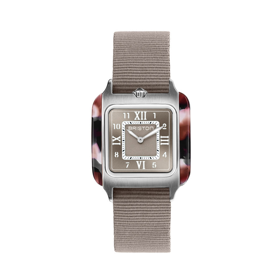 Briston Streamliner Quartz Grey Dial Ladies Watch 262030.SA.UBR.30.NT