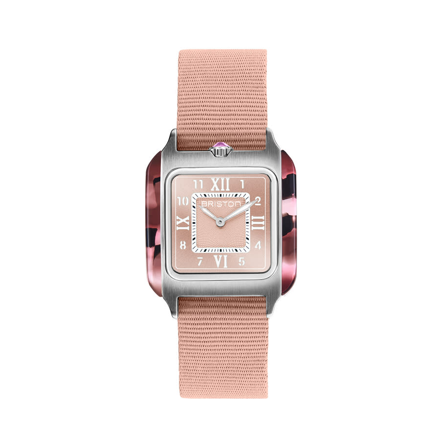 Briston Streamliner Quartz Pink Dial Ladies Watch 262030.SA.UR.45.NPK