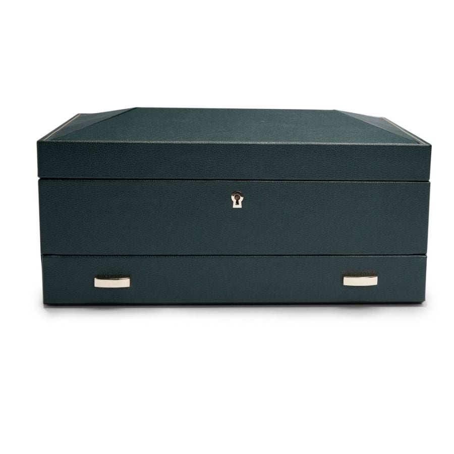Wolf Designs British Racing 10 Piece with Drawer Watch Box 792841 ...
