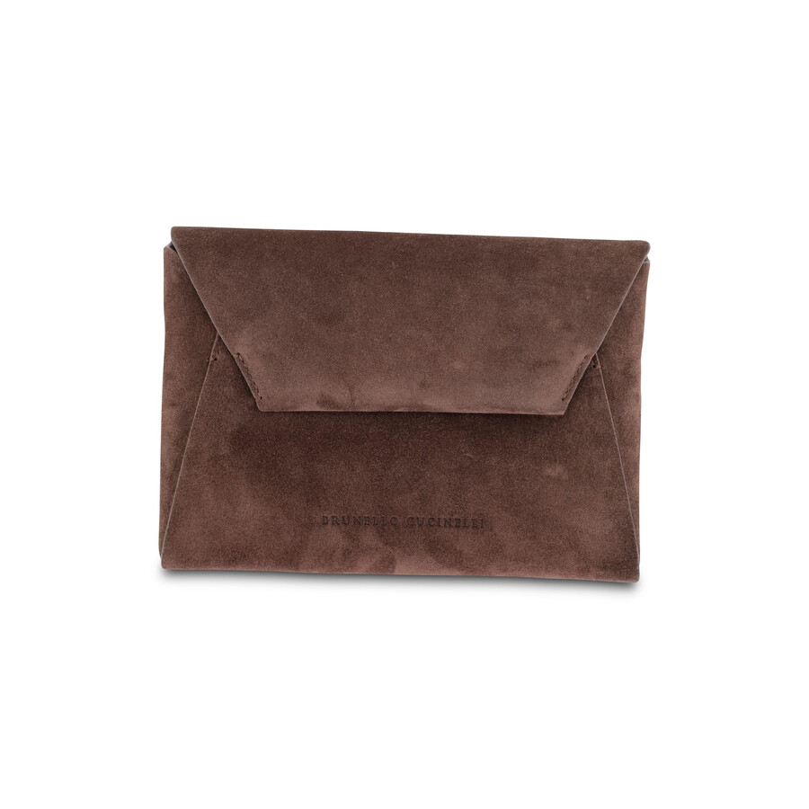 Brunello Cucinelli Bc Duo Clutch In Brown