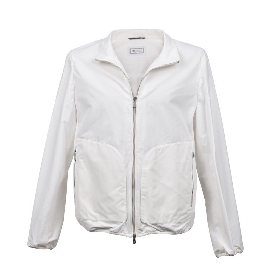 r*i様 BRUNELLO CUCINELLI ジャケット Brunello Cucinelli Men'S Panama Lightweight Zip Front Jacket, Size