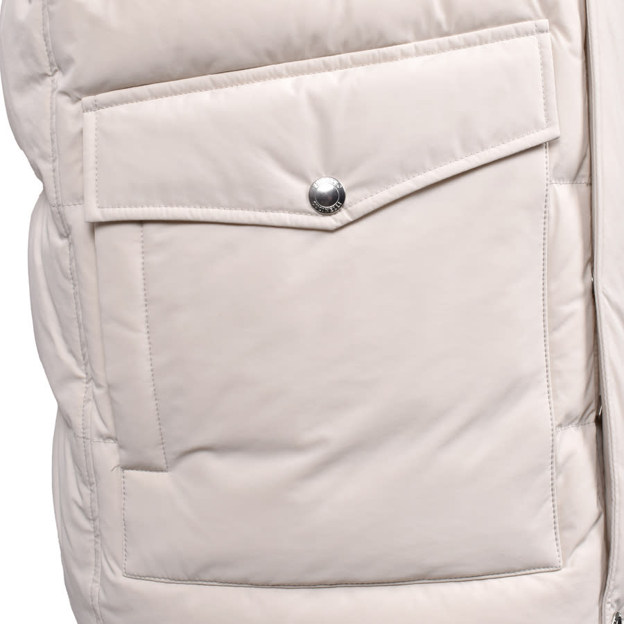 BRUNELLO CUCINELLI 오프 화이트 퀼팅 다운 파카 자켓