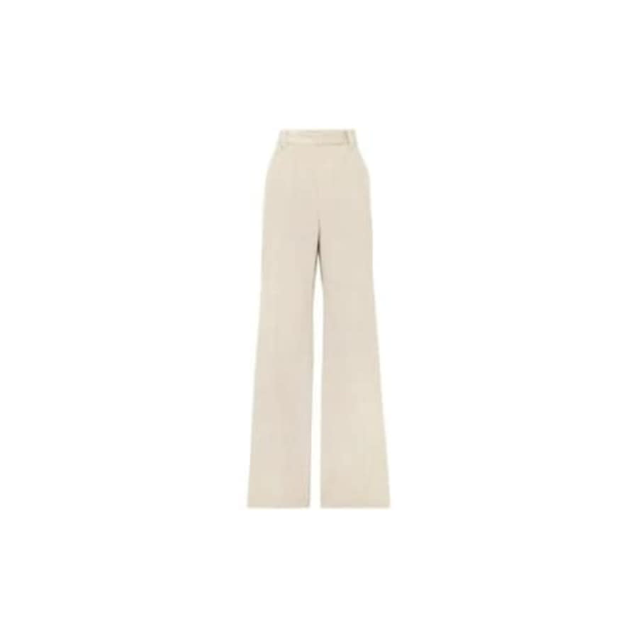 Brunello Cucinelli Light Beige Wide Leg Trousers In ["beige"]