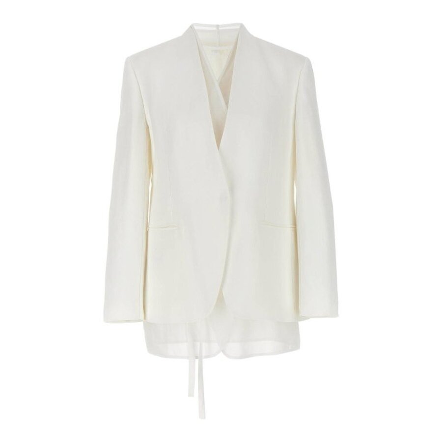 Brunello Cucinelli Off White Tailored Blazer