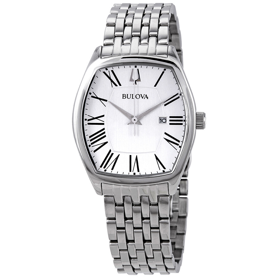 Bulova Classic Ambassador Silver Dial Stainless Steel Ladies Watch 96M145 042429556867 Watches