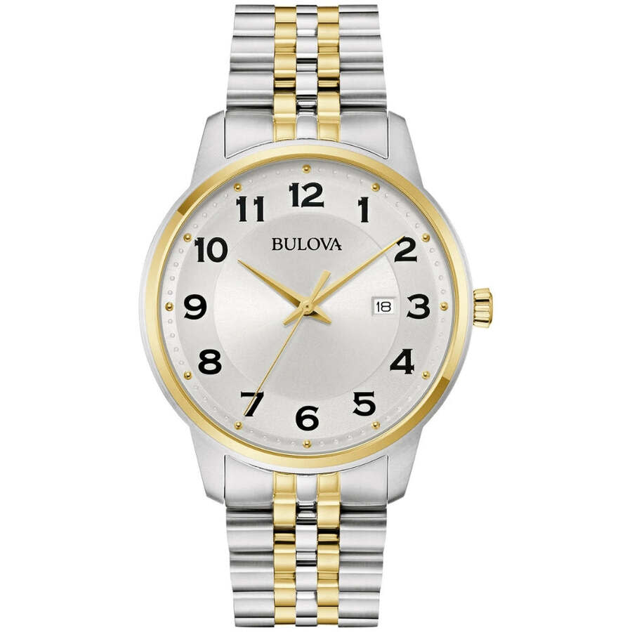 Bulova Classic Quartz Silver Dial Men's Watch 98B439