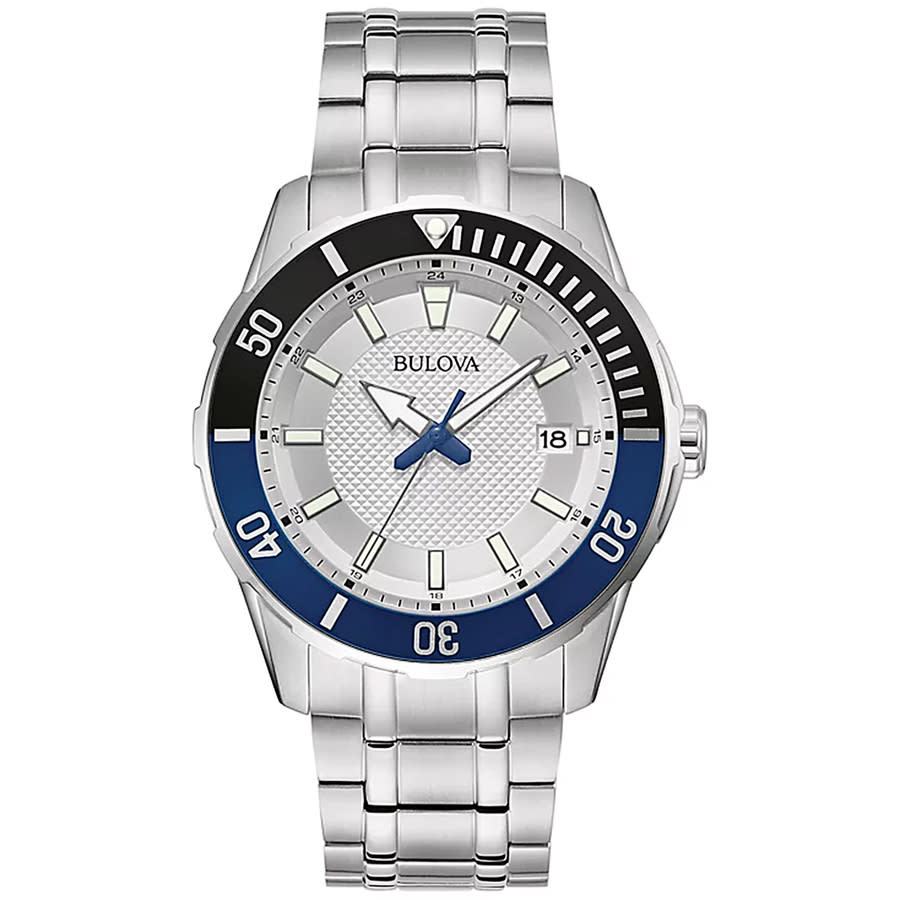 Bulova Classic Quartz Silver Dial Men's Watch 98B441