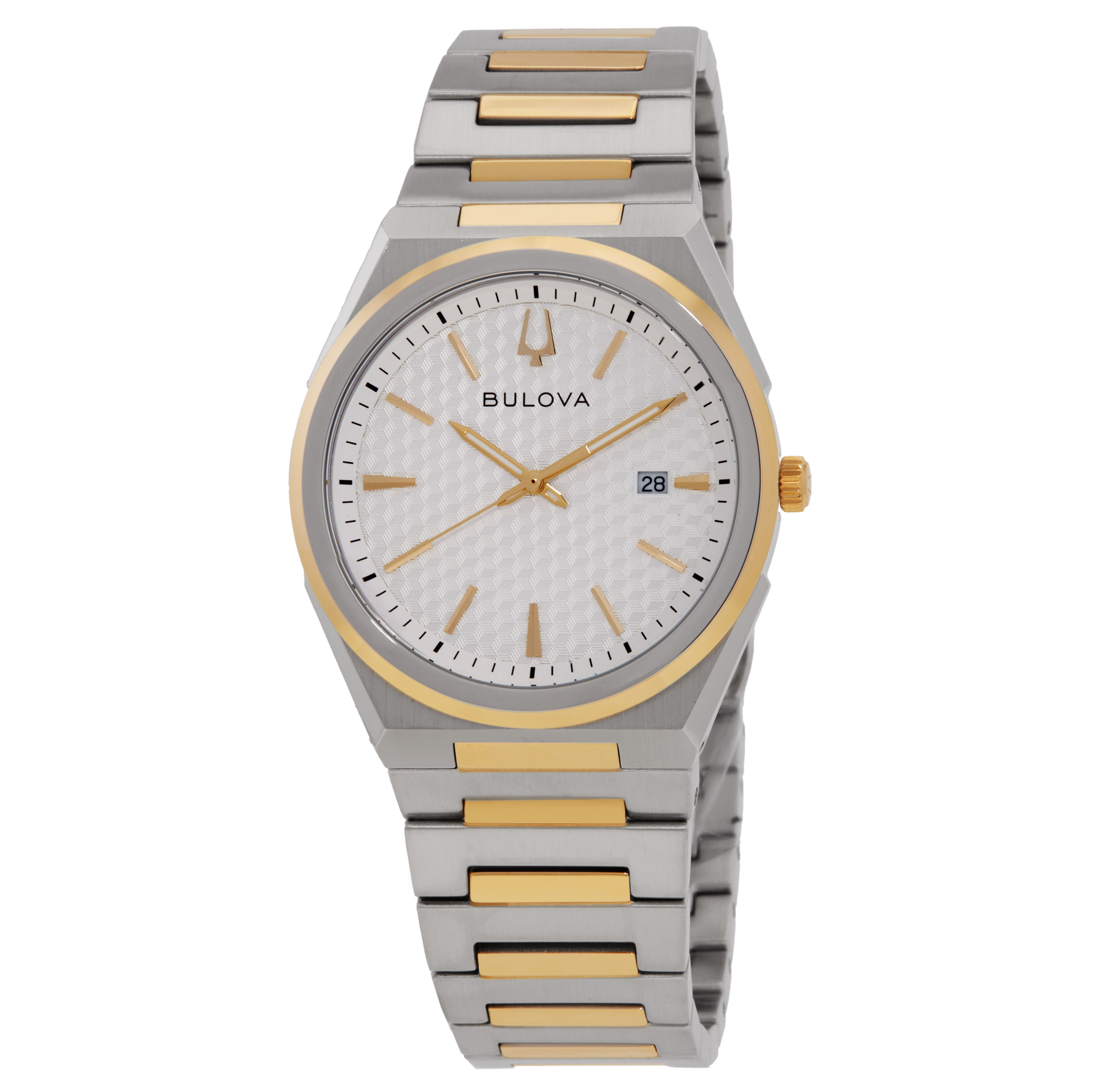 Bulova Classic Quartz White Dial Men's Watch 98B424