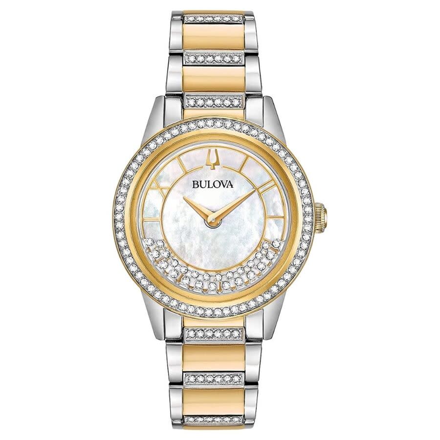 Bulova Crystal Quartz Ladies Watch 98L245