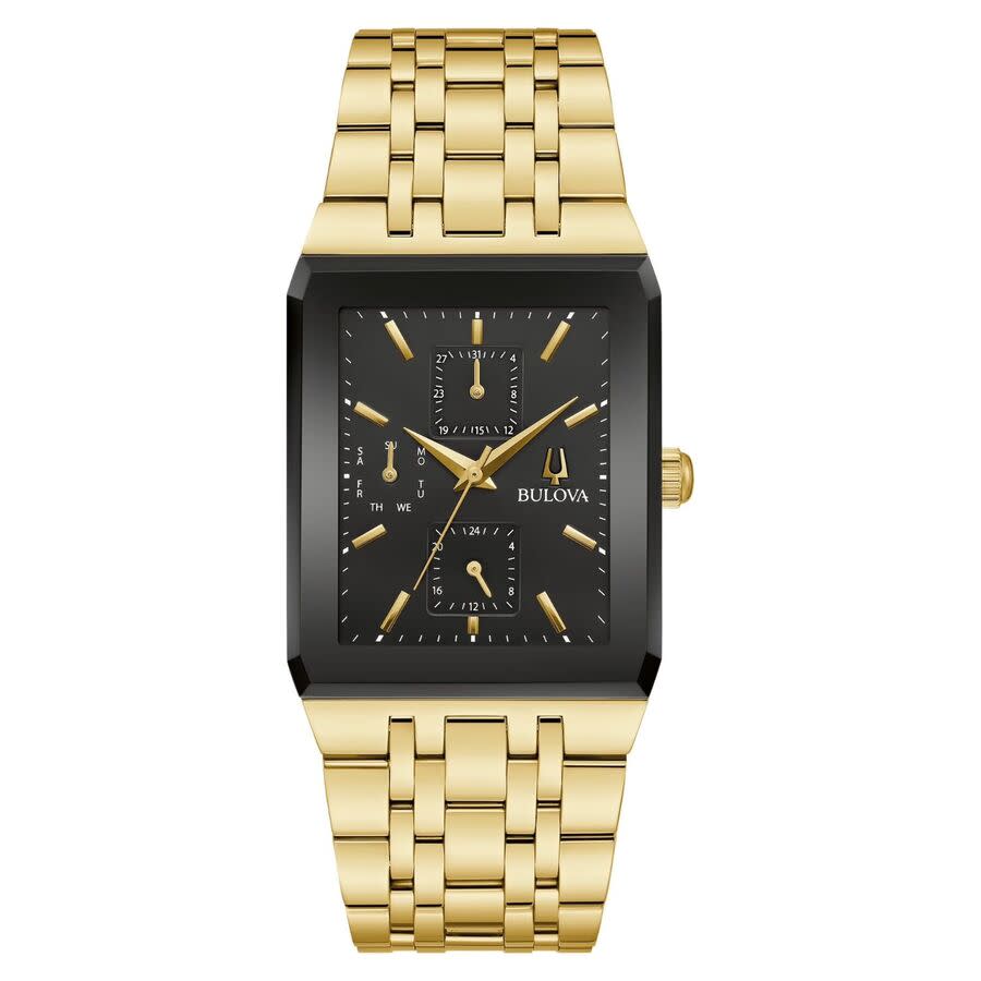 Bulova Dante Quartz Black Dial Men's Watch 97C113 042429597976