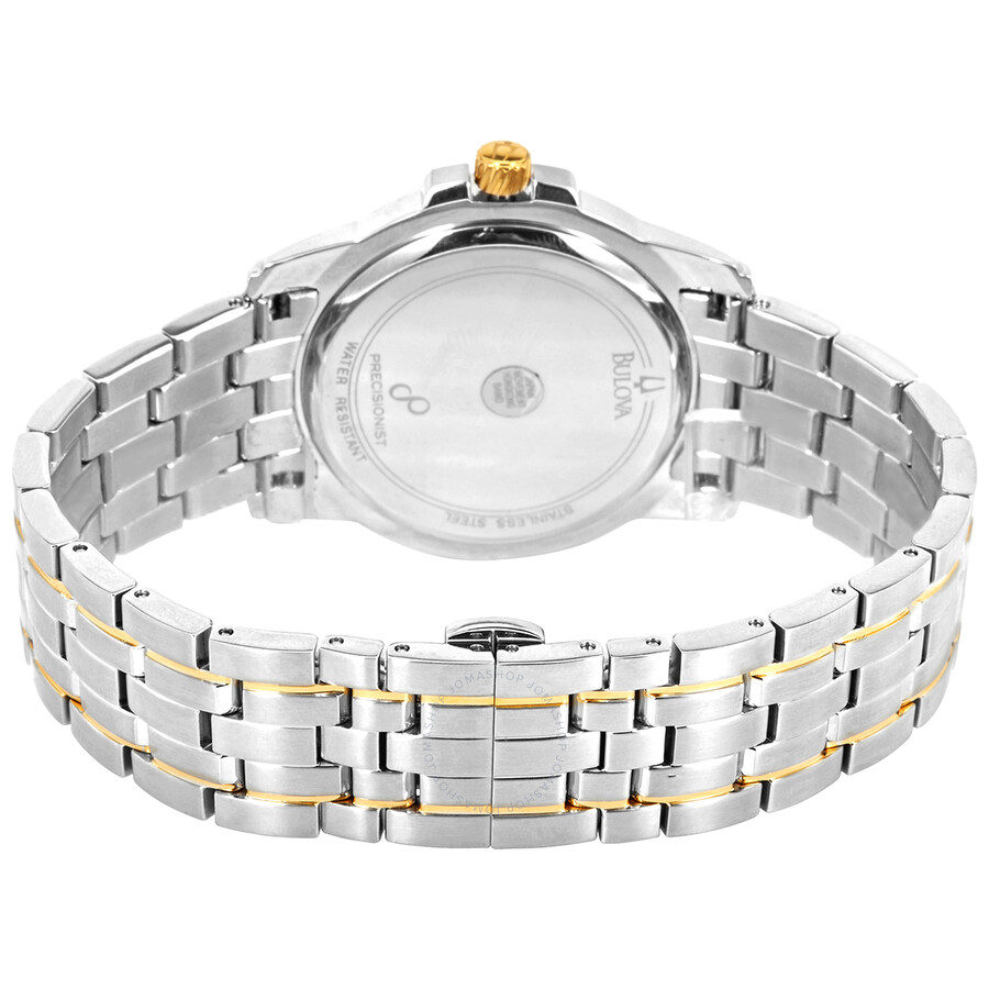 ... Bulova Precisionist Champagne Dial Two-tone Men's Watch 98B156 ...
