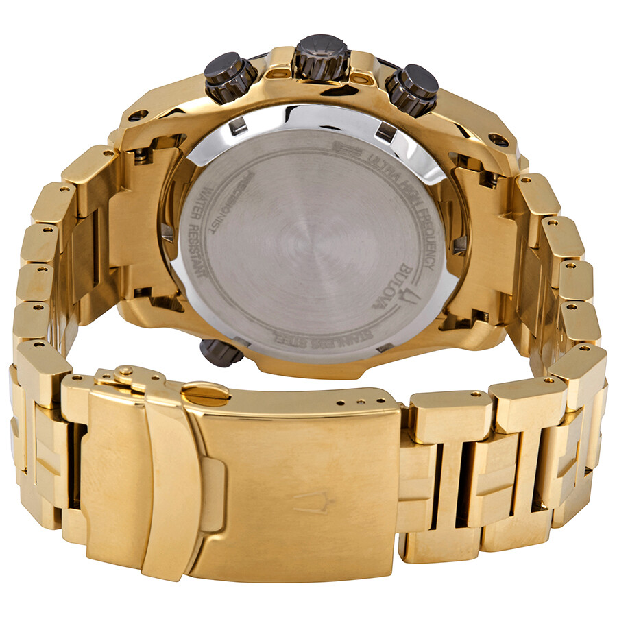bulova chronograph gold
