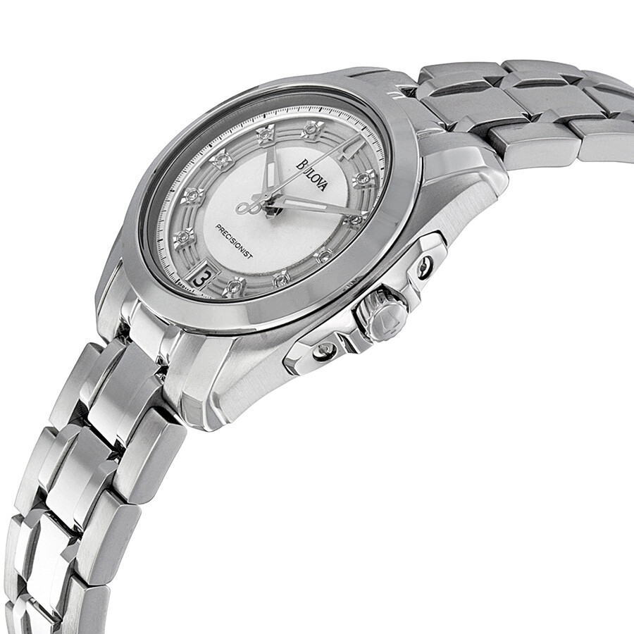 bulova precisionist white dial