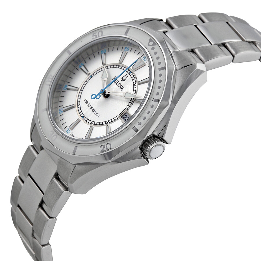 bulova precisionist white dial