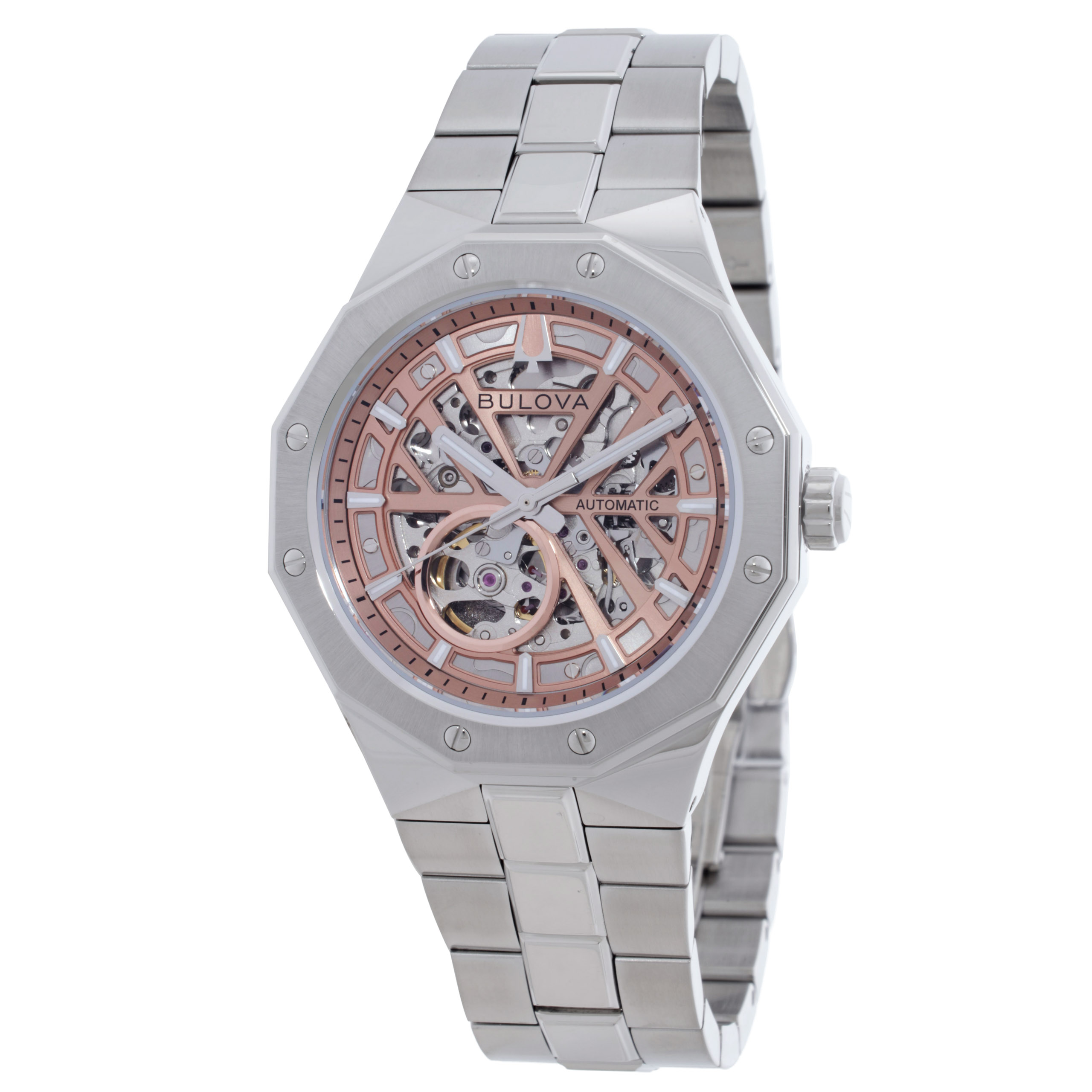 Bulova Prestige Automatic Skeleton Dial Men's Watch 96A351