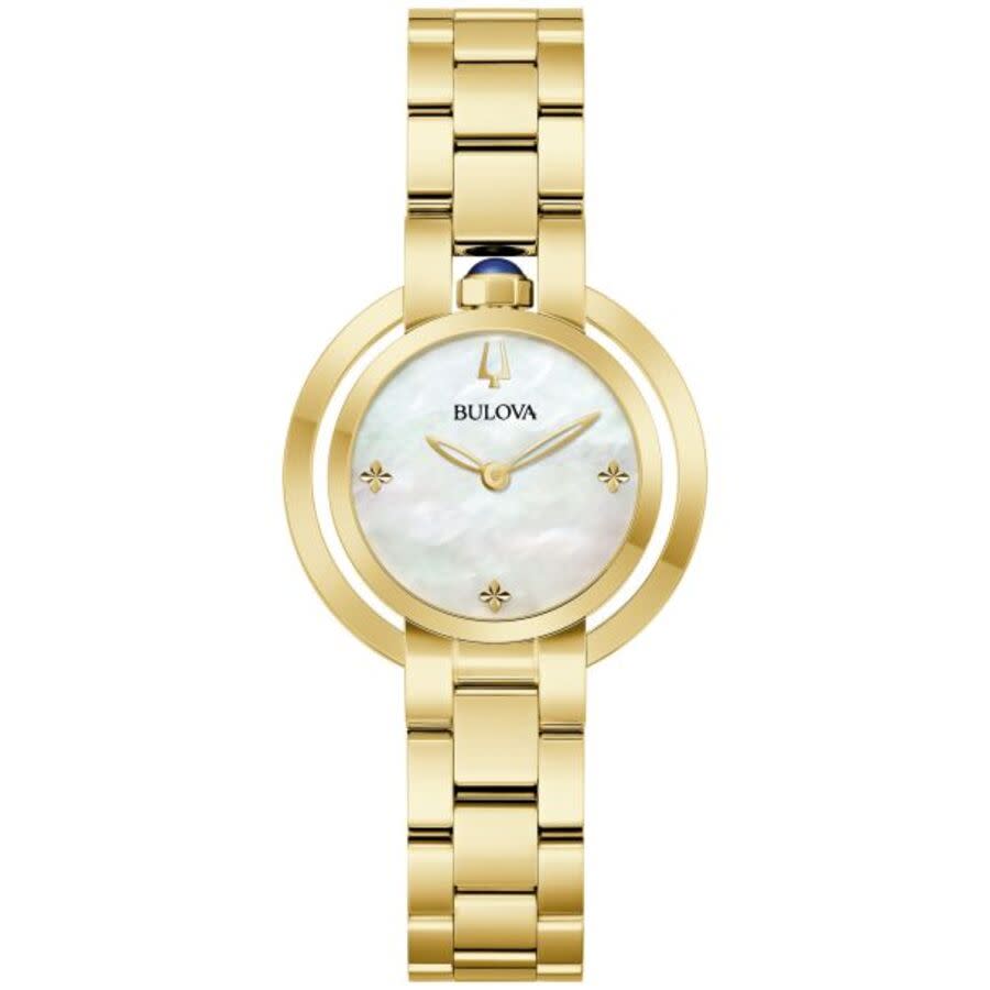 Bulova Rubaiyat Mother of Pearl Dial Ladies Watch 97L181