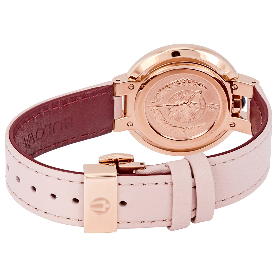 Bulova Rubaiyat White Mother of Pearl Dial Ladies Watch 98R267 Bulova