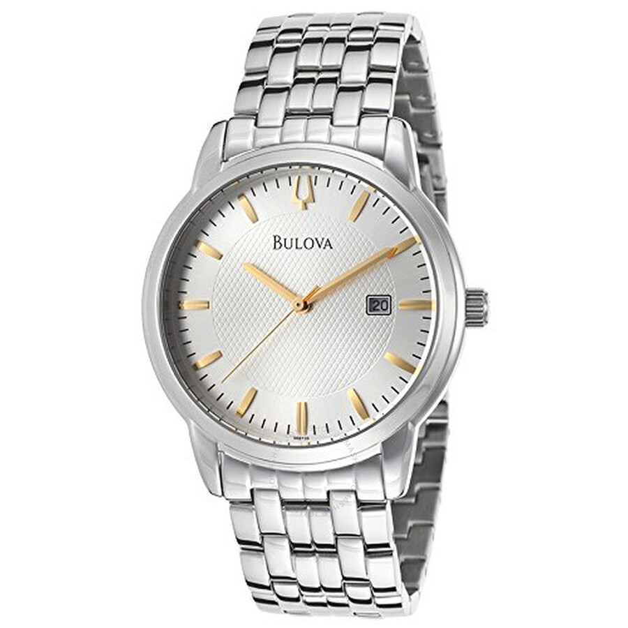 Bulova Silver Dial Stainless Steel Men's Watch 96B196 042429504301
