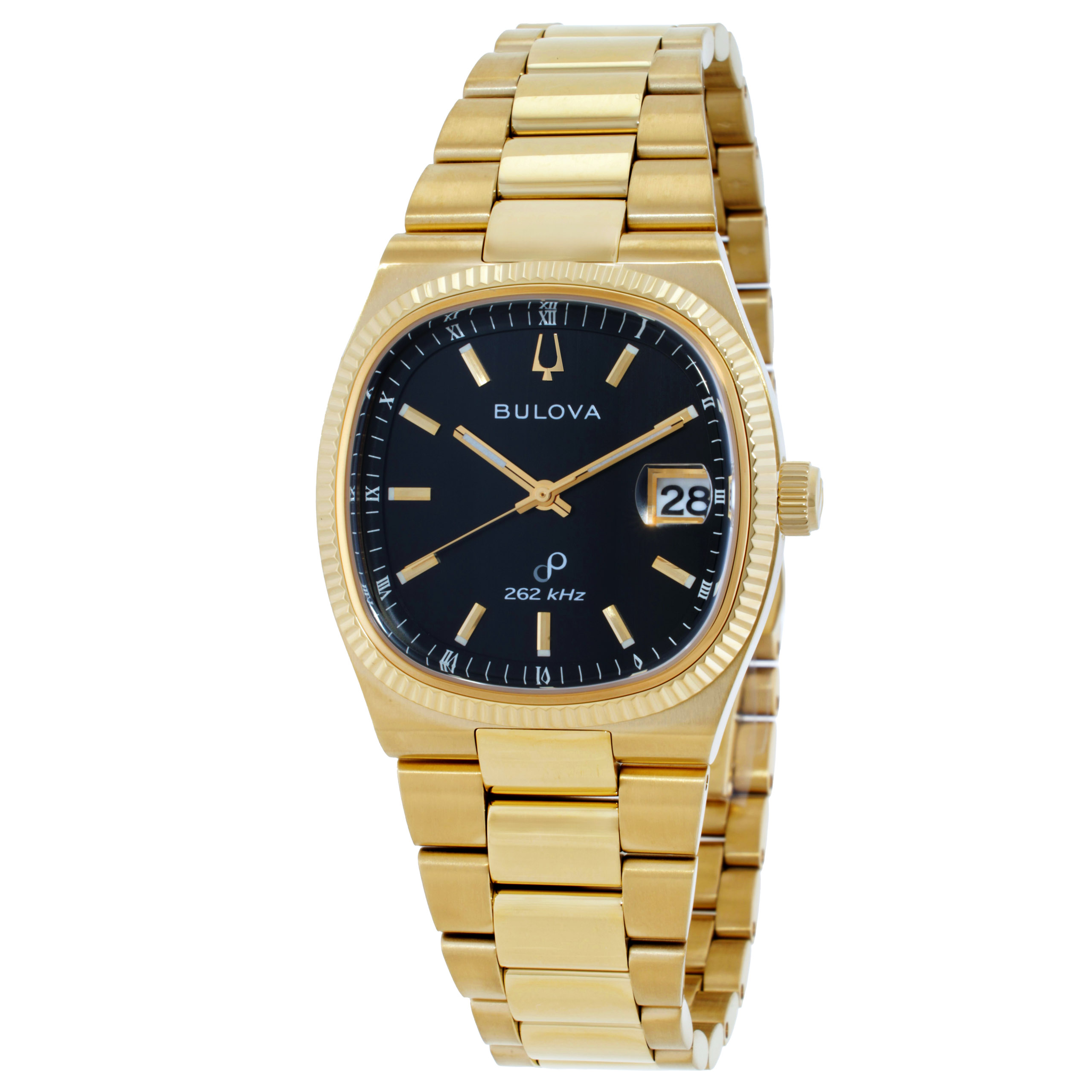 Bulova Super Seville Quartz Black Dial Men's Watch 97B246