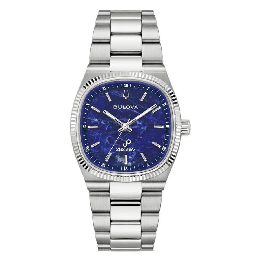 Bulova Super Seville Quartz Blue Dial Men's Watch 96A348