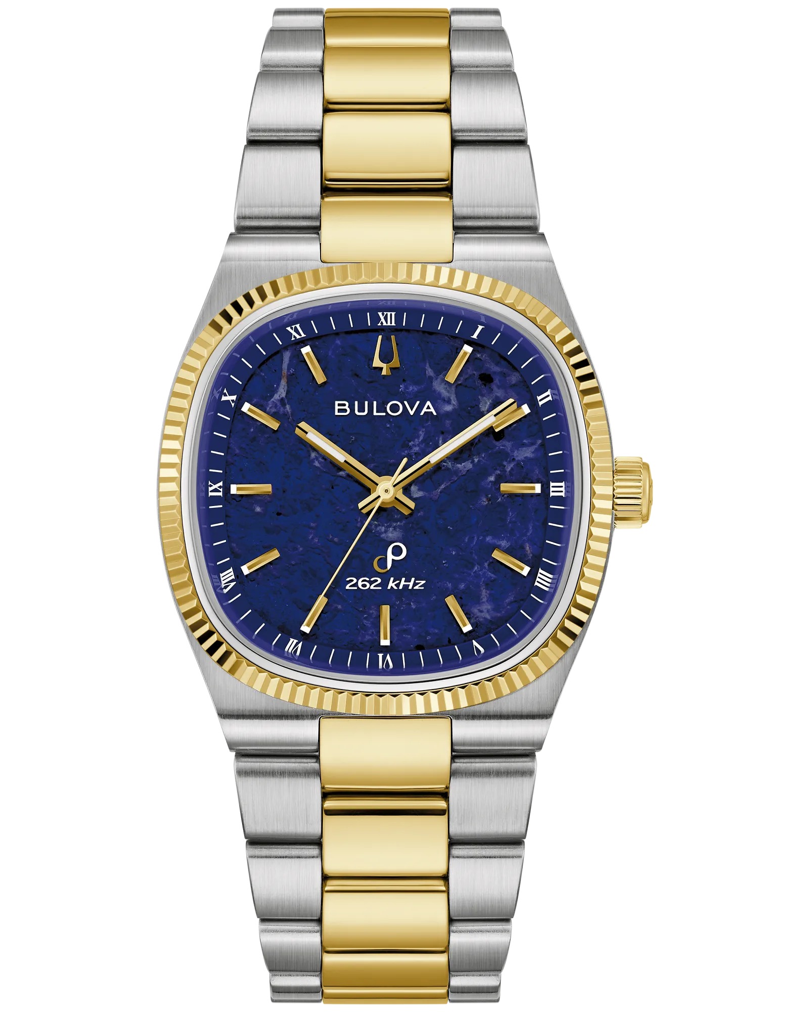 Bulova Super Seville Quartz Blue Dial Men's Watch 98A337