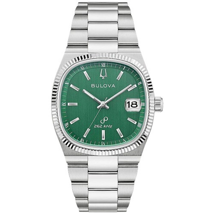 Bulova Super Seville Quartz Green Dial Men's Watch 96B439