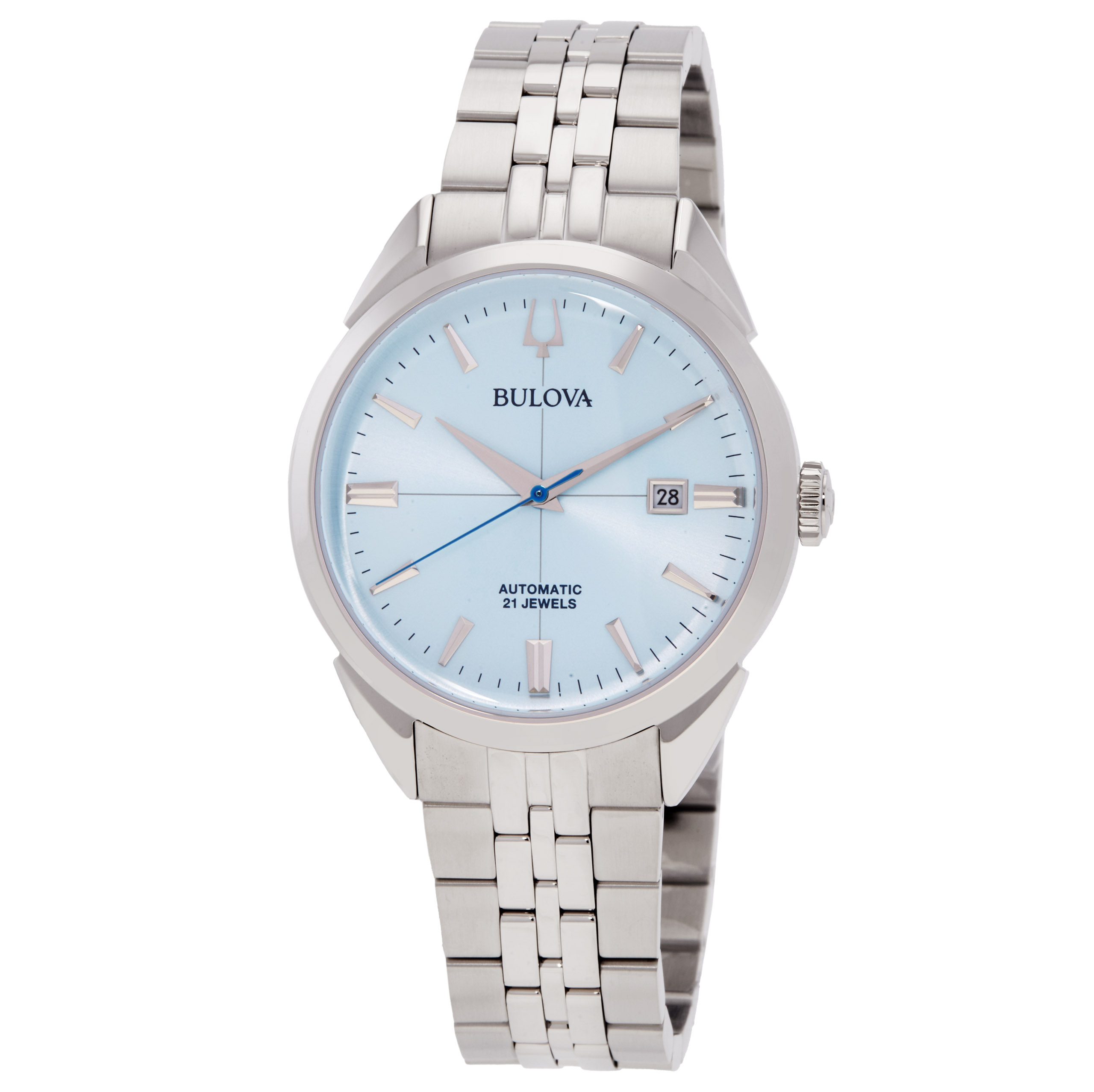 Bulova Sutton Automatic Ice Blue Dial Men's Watch 96B423