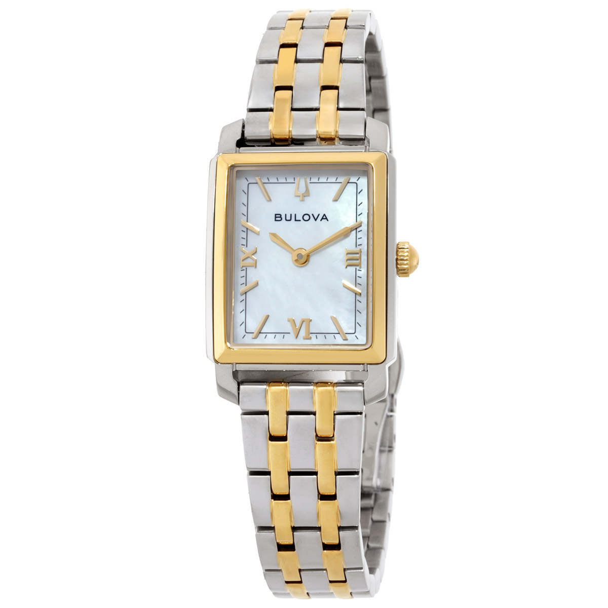 Bulova Sutton Quartz White Mother of Pearl Dial Two-Tone  display picture 3