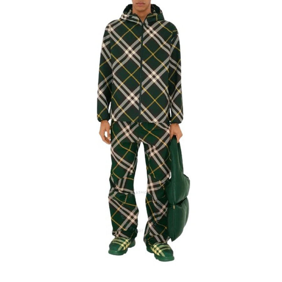 Burberry Anorak Check-pattern Zipped Hooded Jacket