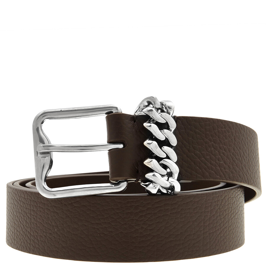 B Buckle Leather Belt