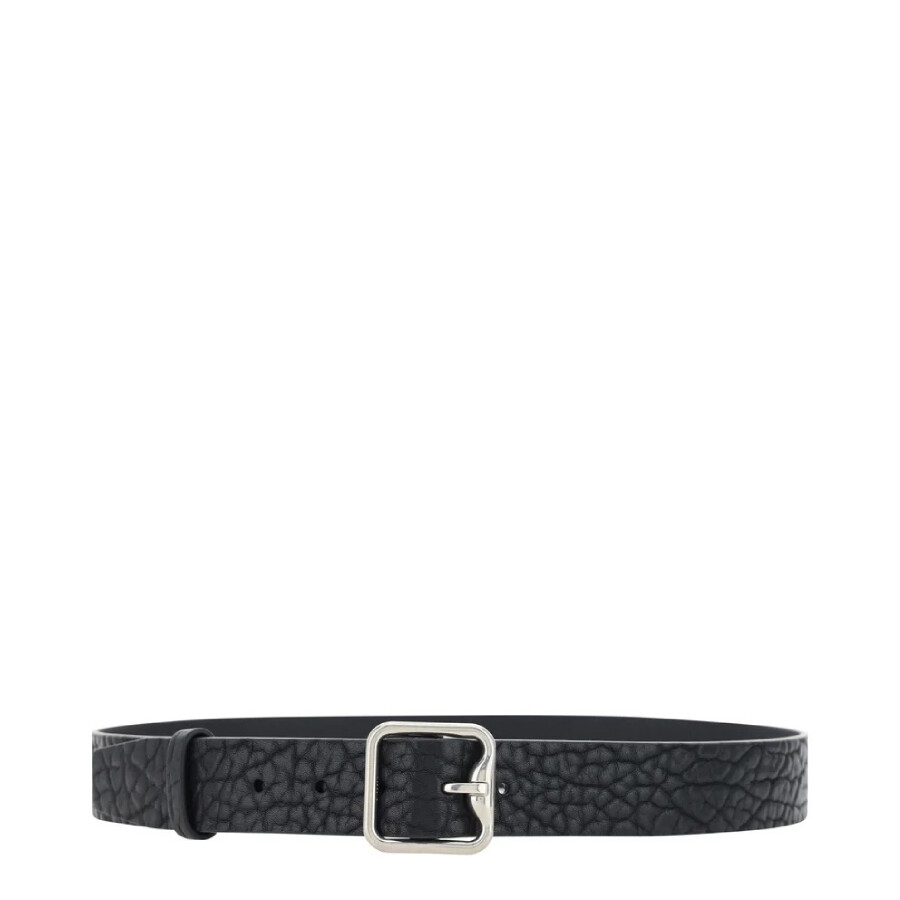 B-Buckle Leather Belt