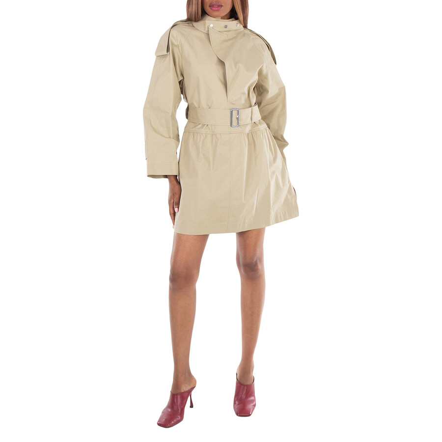 ワンピース Burberry DRESS (8077050 B7307) Burberry Vintage Check-print Cotton Shirt Dress | Neutrals