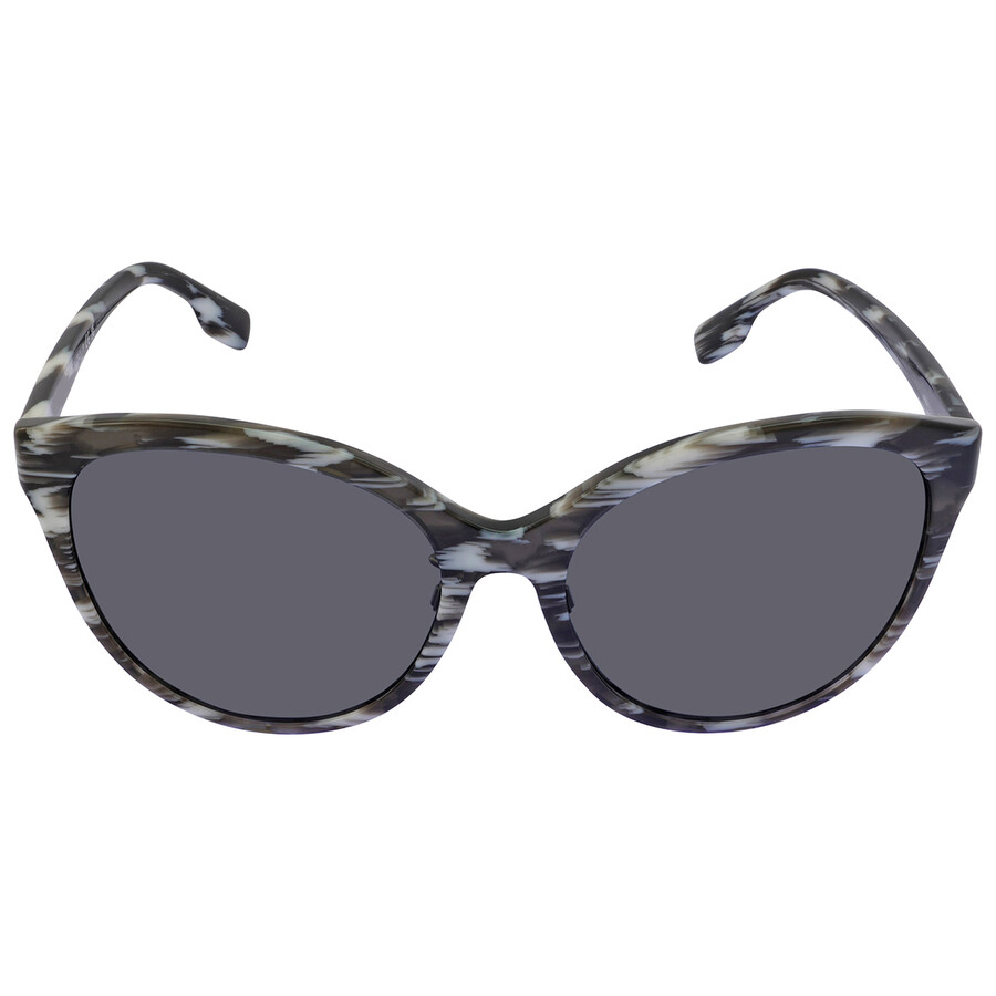 Burberry Betty Grey Cat Eye Ladies Sunglasses Be4365f 397887 57 In Gray