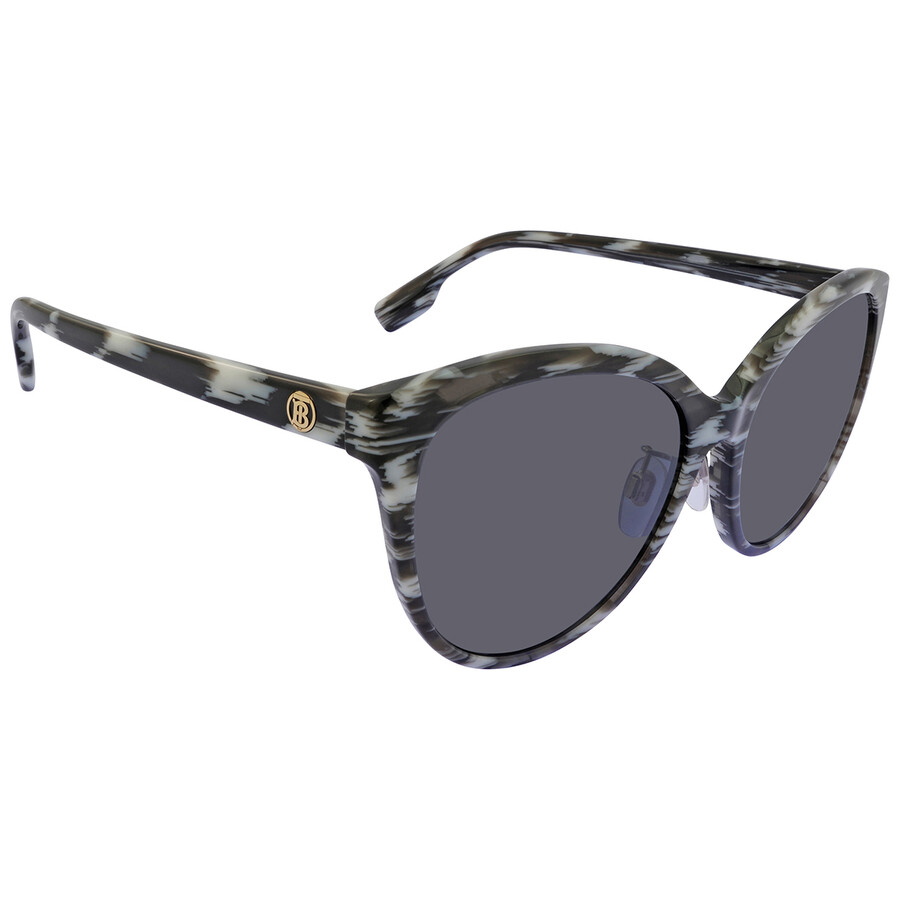 Burberry Betty Grey Cat Eye Ladies Sunglasses Be4365f 397887 57 In Gray