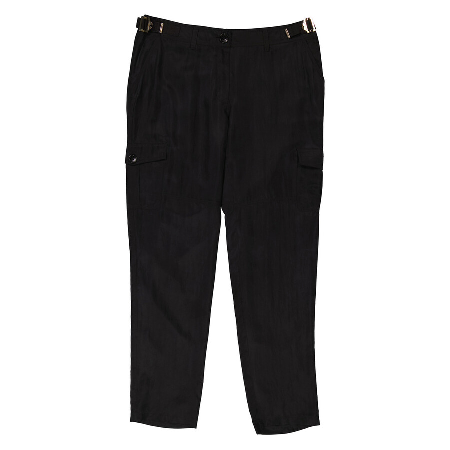 Black Brookgreen Casual Trousers, Brand Size 10 (US Size 8)
