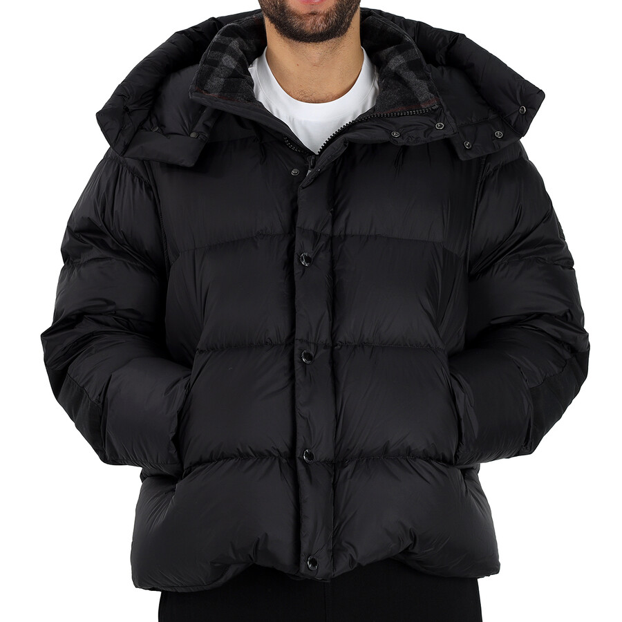 【BURBERRY】DETACHABLE HOOD DOWN-FILLED COAT Burberry Detachable Hood Long Down-filled Puffer Coat in