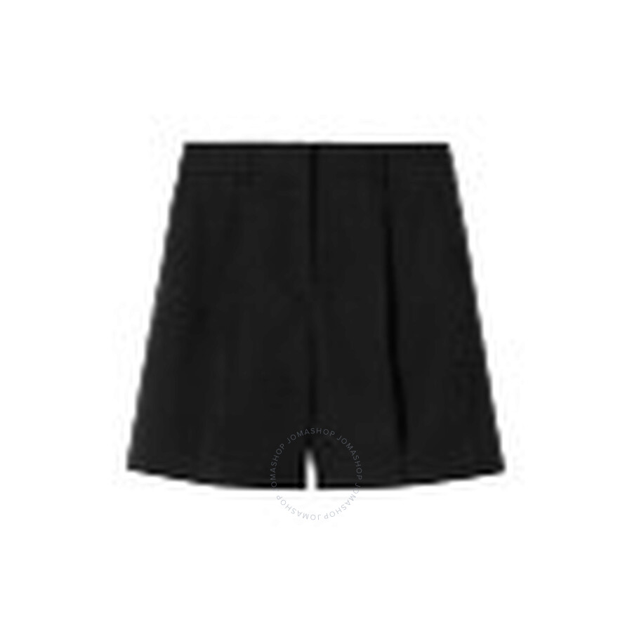 Burberry Black Lorie Ekd Logo Shorts In Black