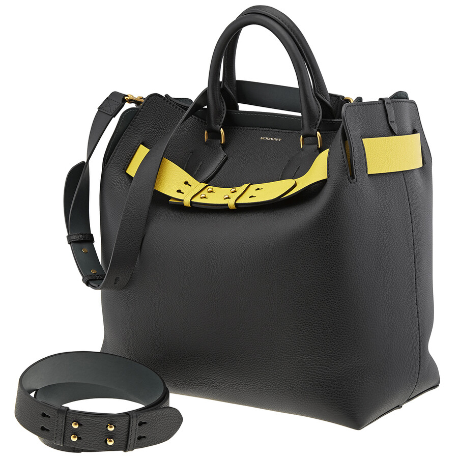 Burberry Black Medium Leather Belt Bag 4076728 5045554666642 Handbags