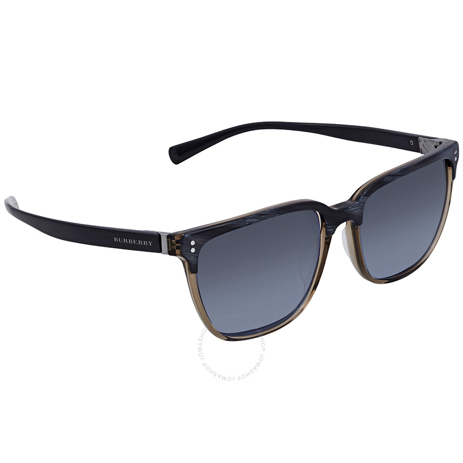 Burberry Blue Gradient Square Men's Sunglasses BE4255F3661S258