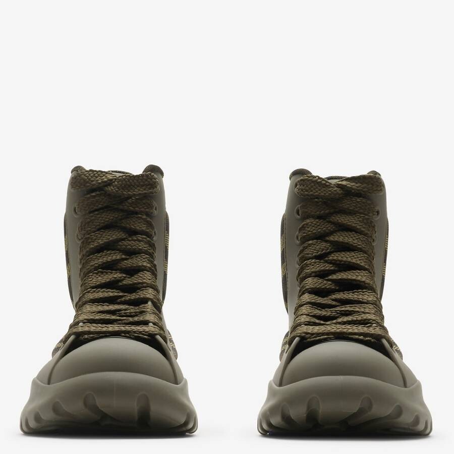 Burberry Boulder Rubber Boulder Ankle Boots