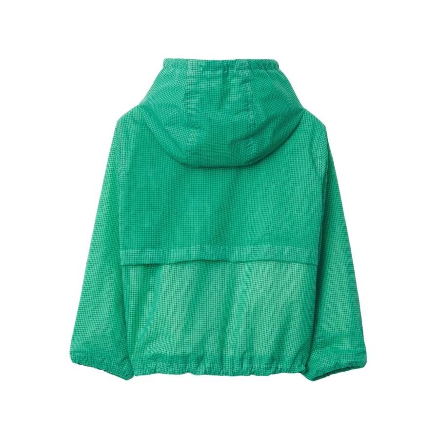 Burberry Childrens Nylon Jacket In Green