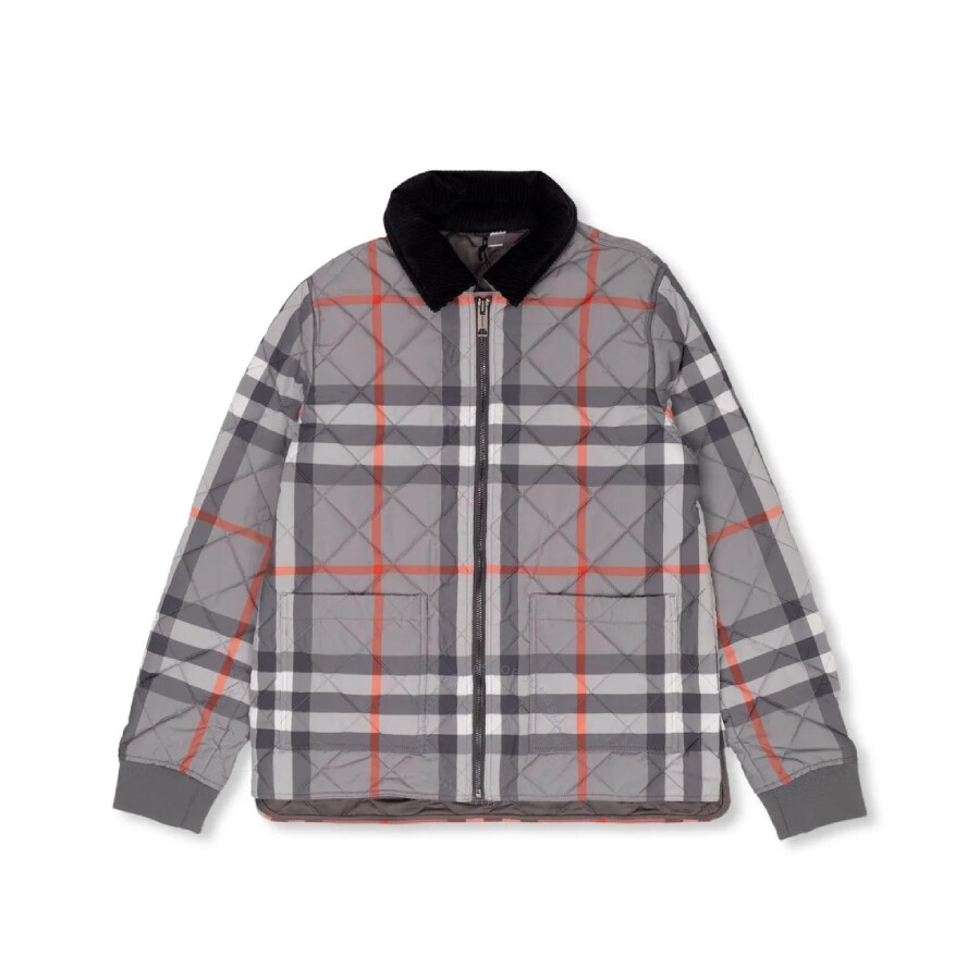 Burberry Boys Oversized Check Quilted Jacket