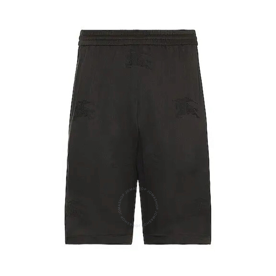 Burberry Bradeston Ekd Silk Shorts In Black