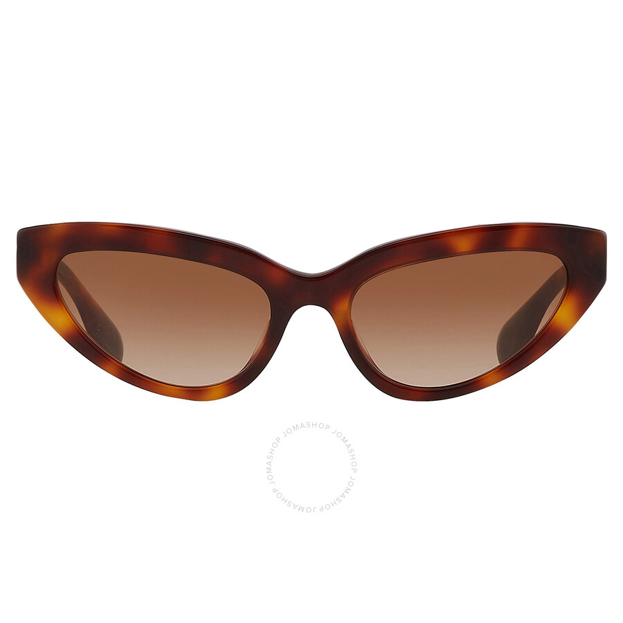 Burberry Brown Gradient Cat Eye Ladies Sunglasses Be4373u 331613 54 In Brown