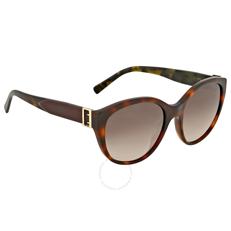 Burberry Brown Gradient Cat Eye Sunglasses Burberry Sunglasses