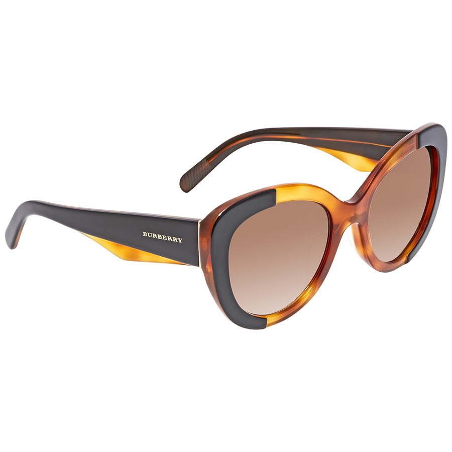 Burberry Brown Gradient Ladies Asian Fit Sunglasses BE4253F36501354