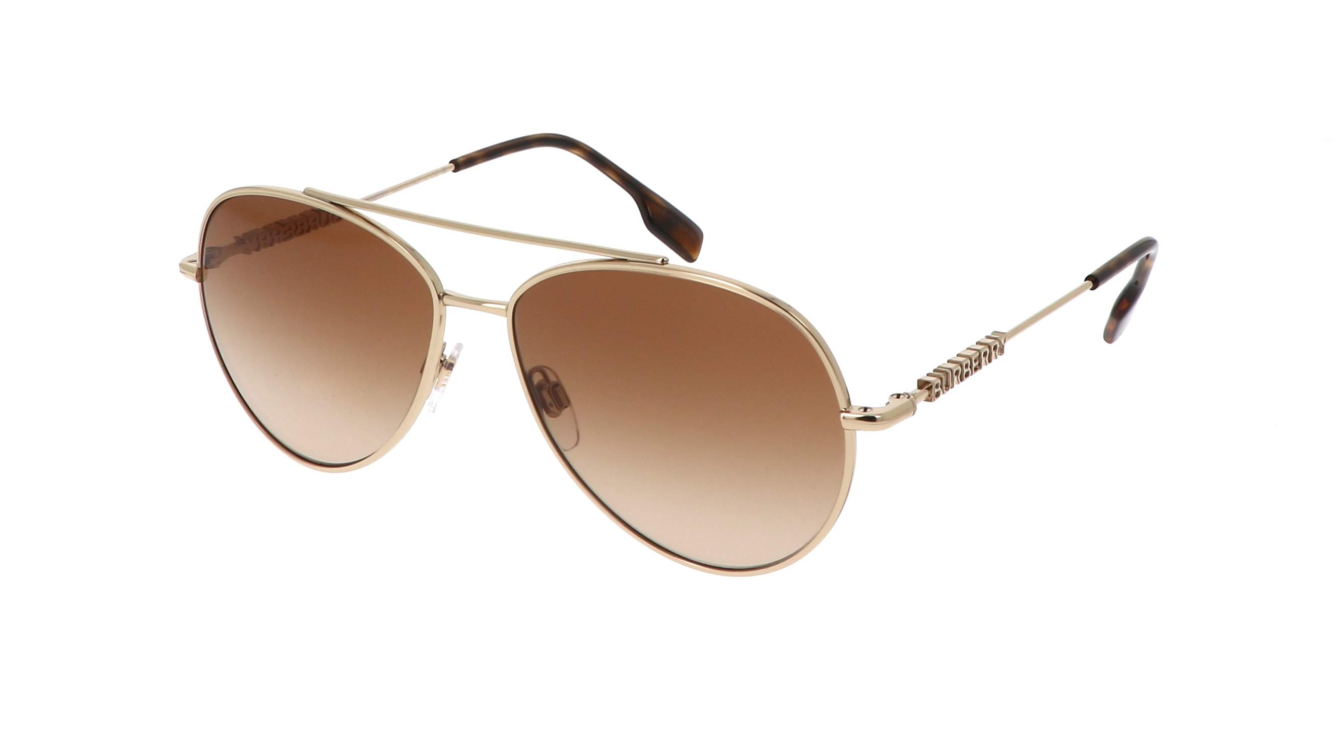 Burberry Brown Gradient Pilot Ladies Sunglasses BE3147  display picture 1
