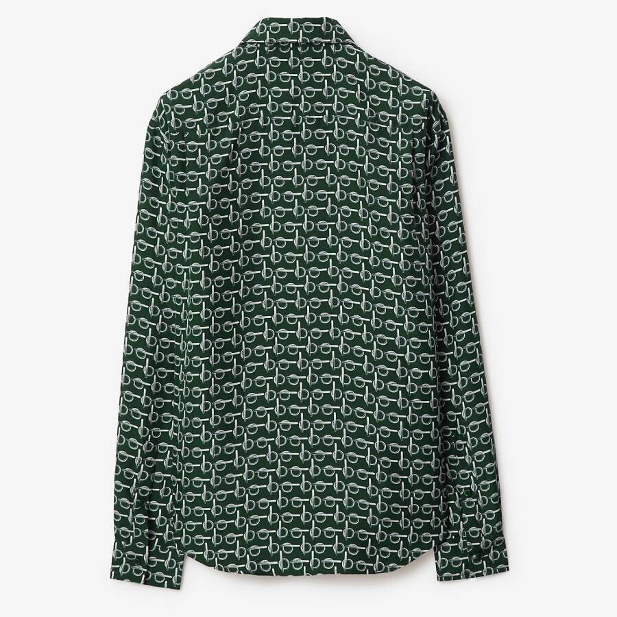 B-Silk Green Shirt, Brand Size 6 ( US Size 4 )