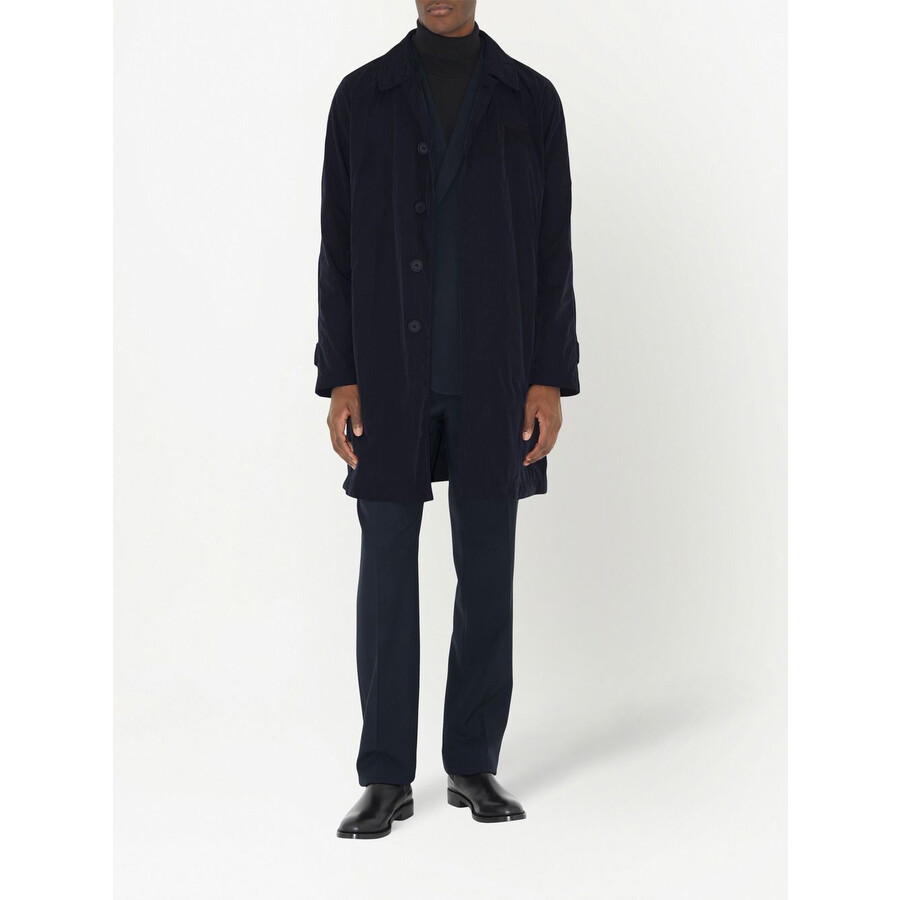 Camden Single-Breasted Logo Patch Coat, Brand Size 50 ( US Size 40 )